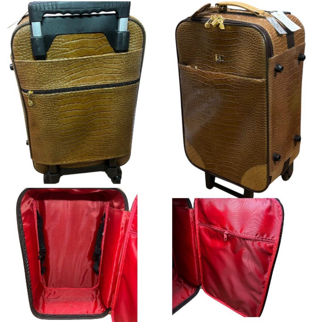 【希少】珍しい　新品未使用 Valentino Marudini クロコ型押し