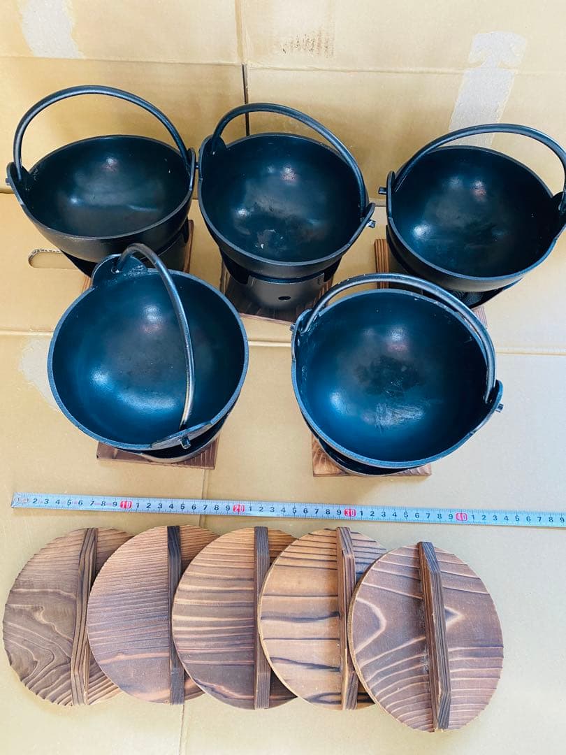 1人用鉄鍋セット　5セット