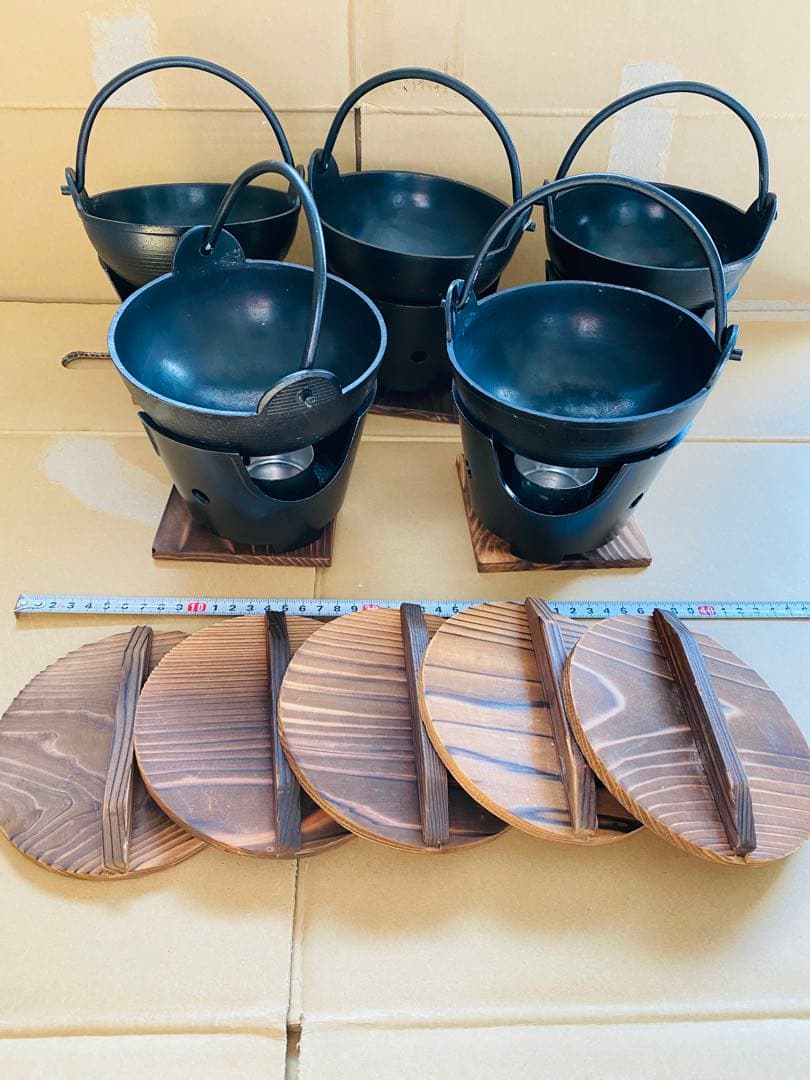 1人用鉄鍋セット　5セット