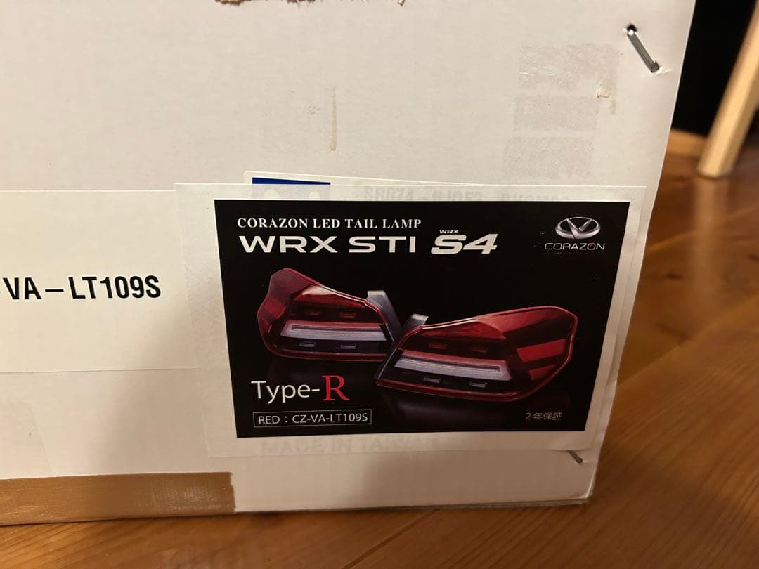 CORAZON SUBARU WRX テールランプ TYPE-R RED