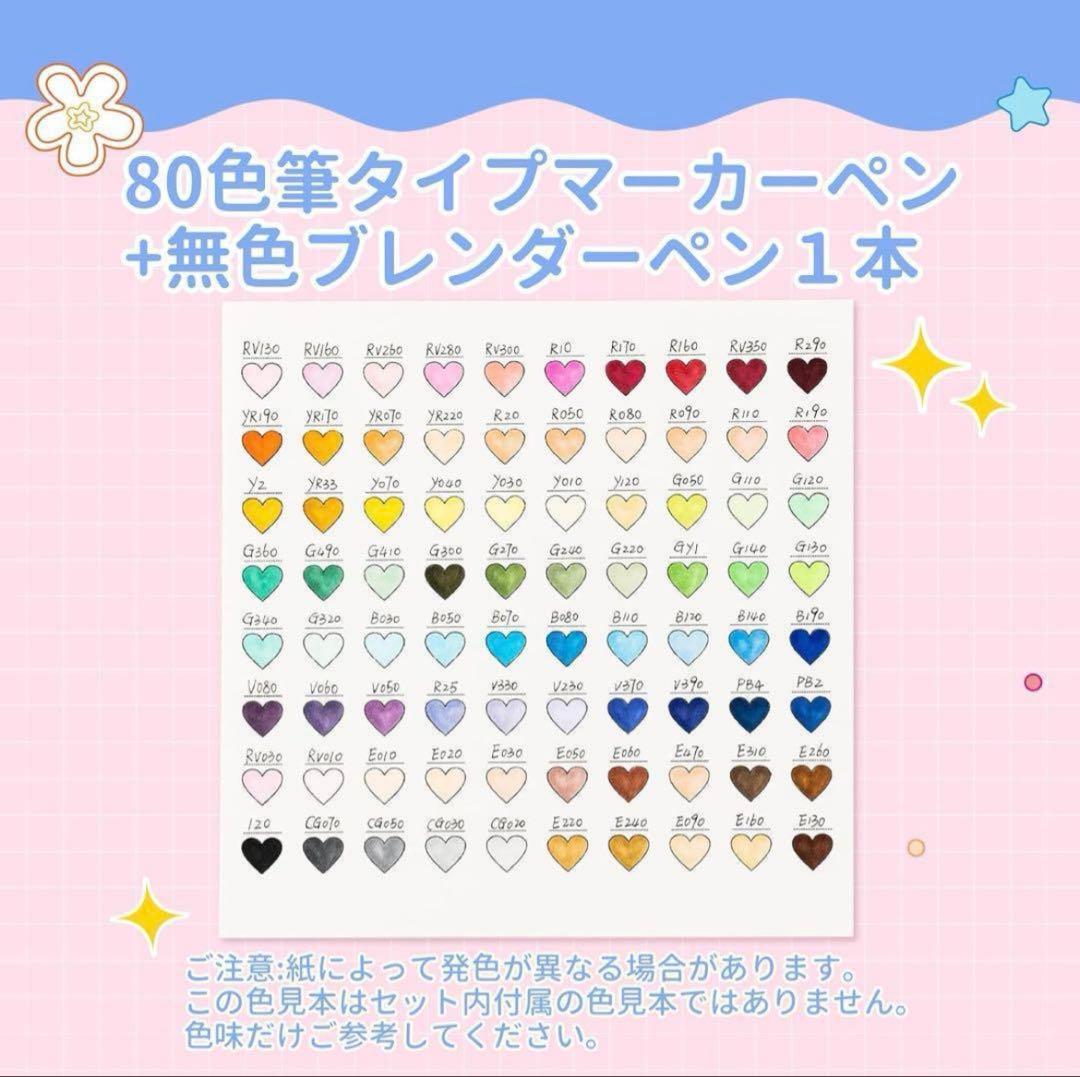 Ohuhu サンリオキャラクターズ 80色　筆・細字　＋ブレンダー