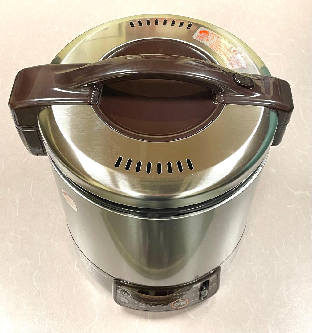 A849極美品❗️10合LPガスプロパン保温予約ジャータイマーリンナイガス炊飯器