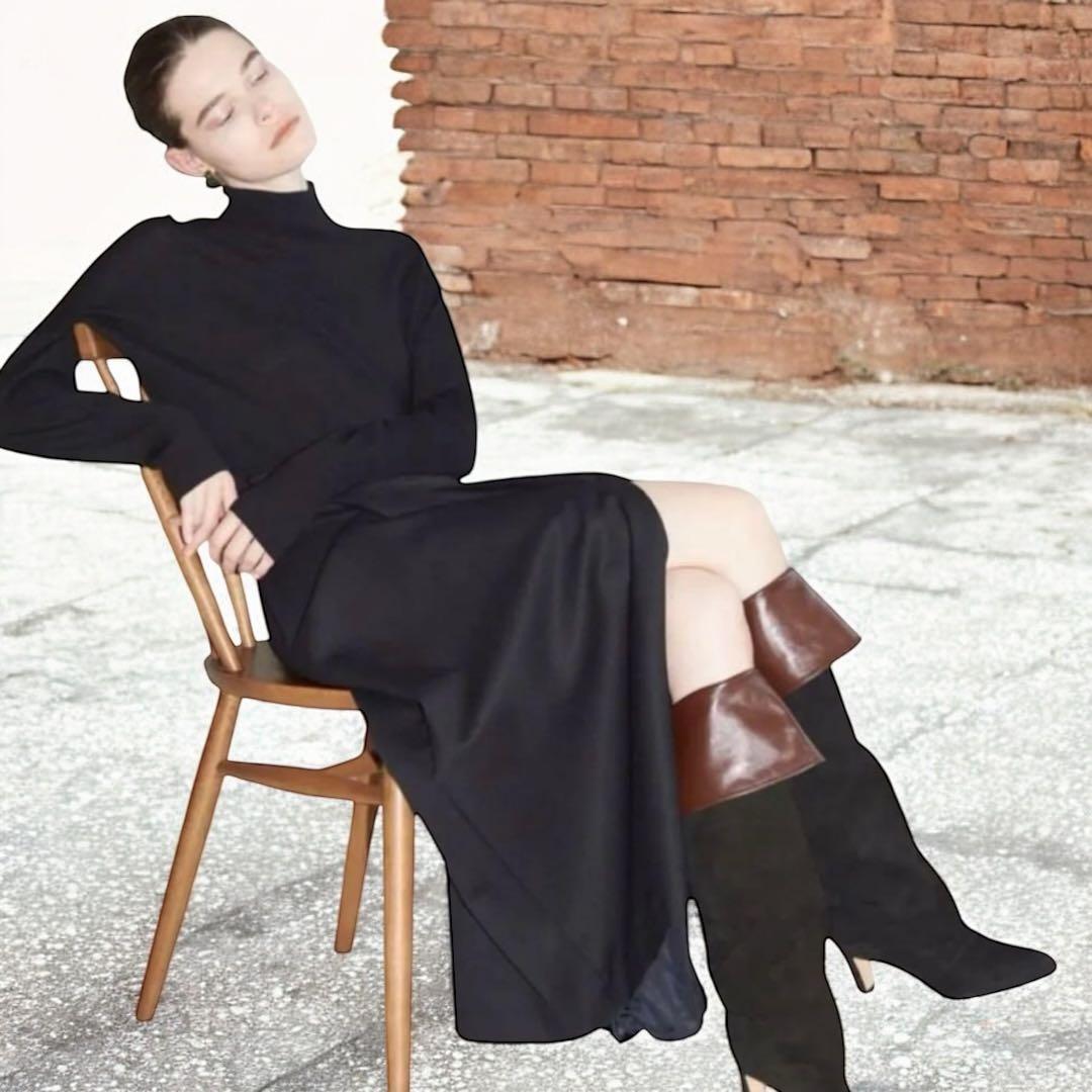 【極美品】NEBULONI E ニーハイ ロングブーツ ブラック 2way