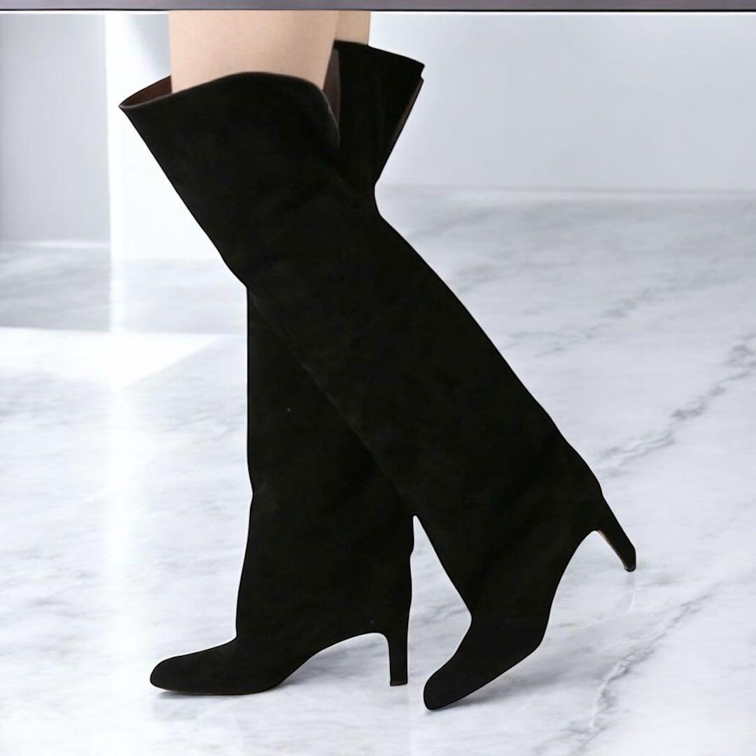 【極美品】NEBULONI E ニーハイ ロングブーツ ブラック 2way