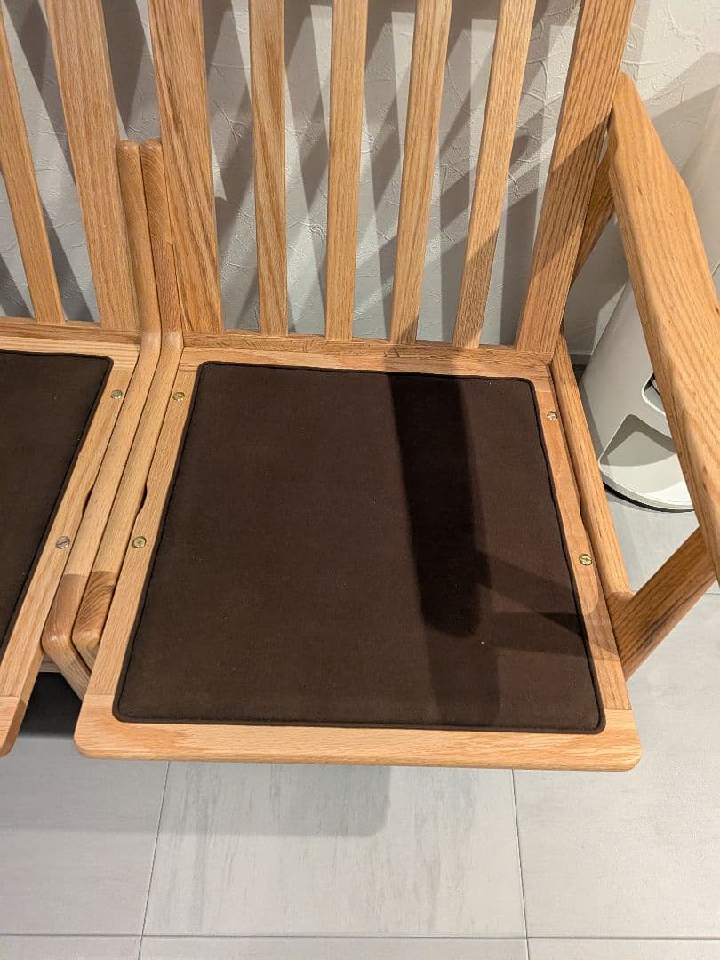 マルニ60 キノママ　オークフレーム　2シーター　ソファ　木製　サガブルー