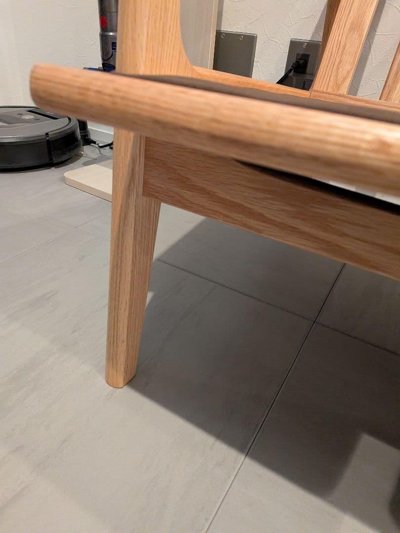 マルニ60 キノママ　オークフレーム　2シーター　ソファ　木製　サガブルー