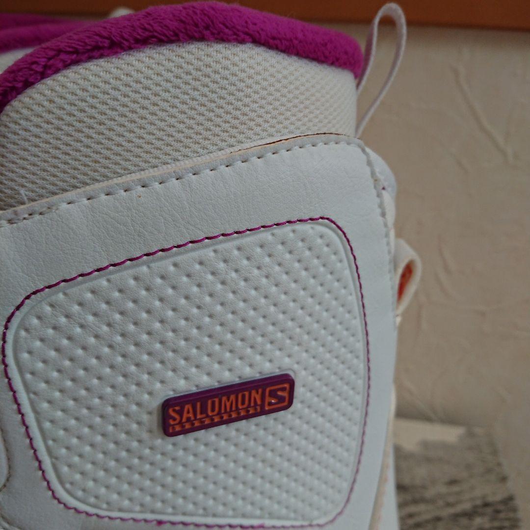 1回使用 サロモン pearl スノボブーツ スノーボード サイズ8 25cm