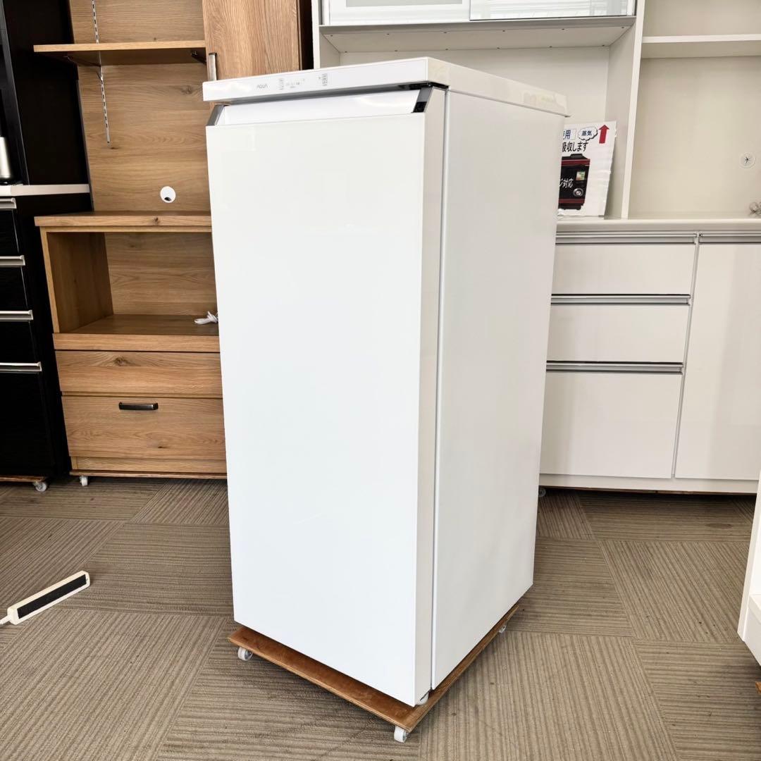 アクア 2021年製 134L冷蔵・冷凍・チルド切り替え 高級ガラス