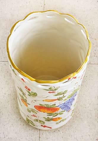 ポルトガル 傘立て 陶器 フルーツ ブドウ ロココ PFA-262FR