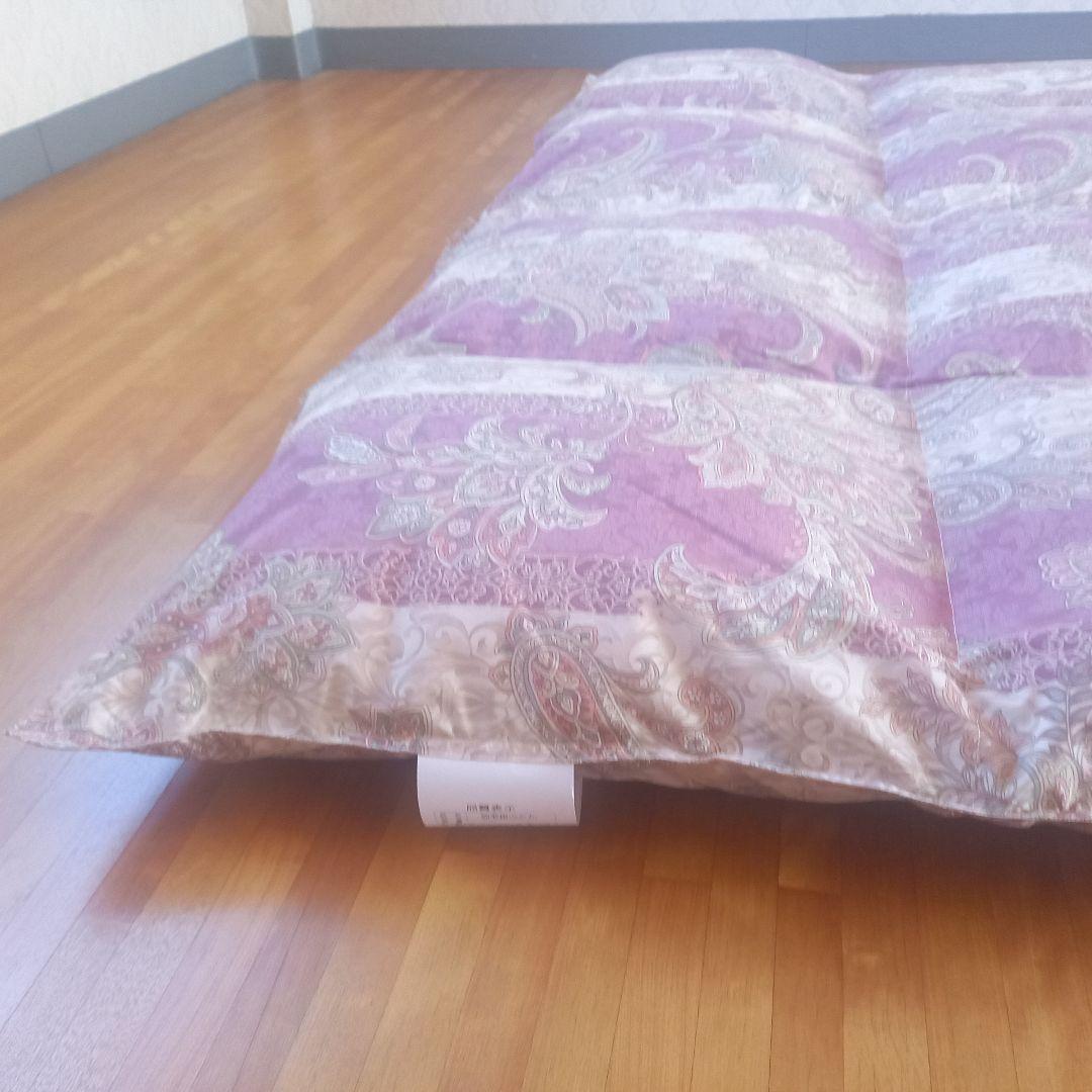 羽毛布団 増量 SDGS リフレッシュ羽毛 高密度生地 清潔 安心 日本製A⑫