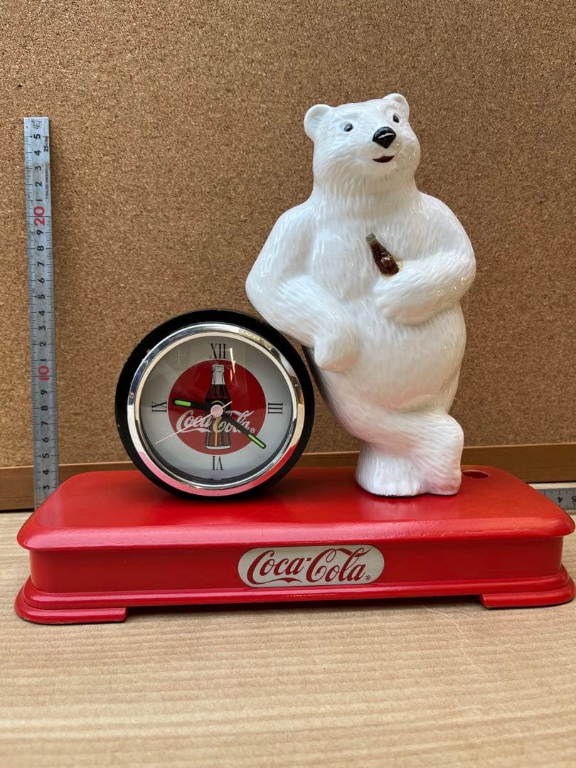 コカコーラ 置き時計 ポーラベアー　1990年代