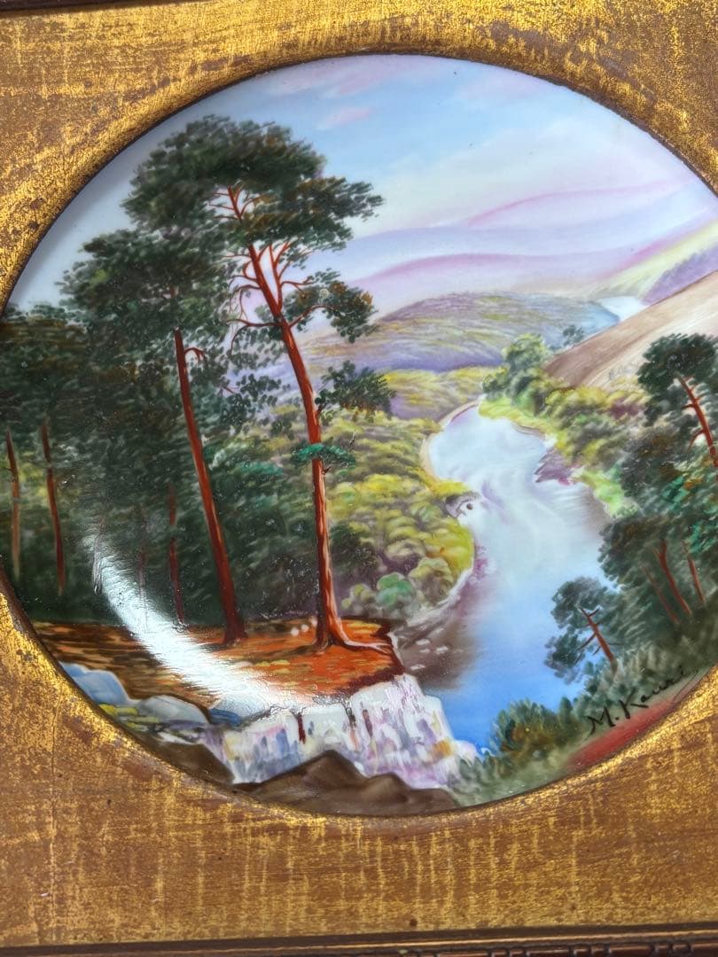 オールドノリタケ　日本陶器会社　額皿