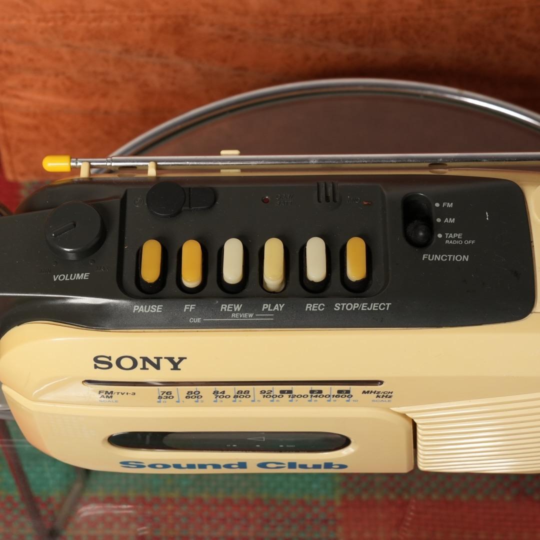 可動品 ソニー SONY Sound Club CFM-101 ラジカセ