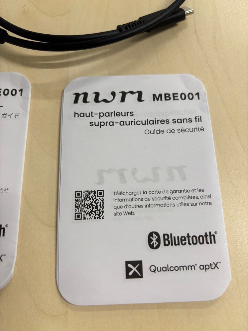 新品　ワイヤレスイヤホン　MBE001 ワイヤレスパーソナルイヤースピーカー