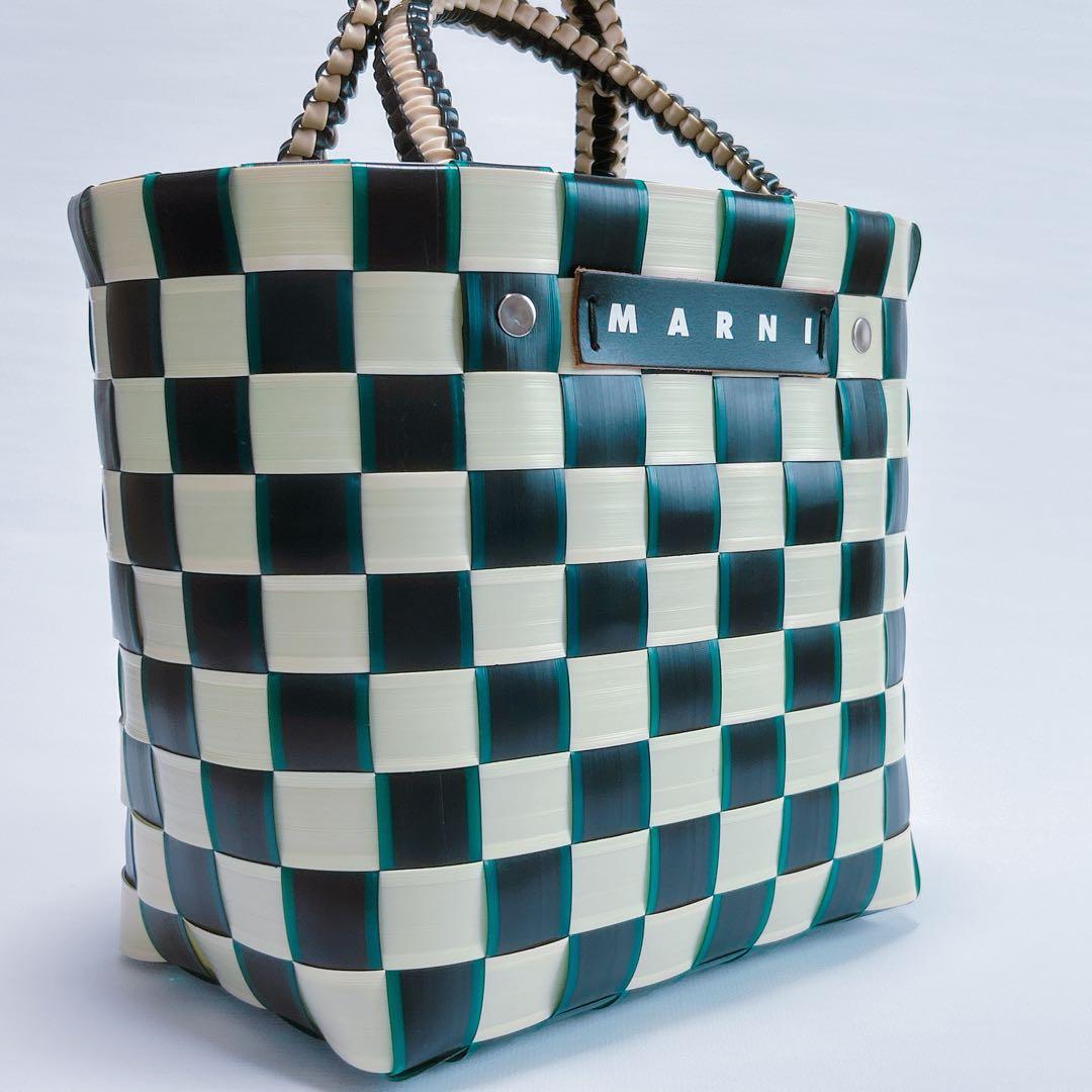現行✨未使用に近い✨マルニ♡MARNI マーケットタイプミニバスケット