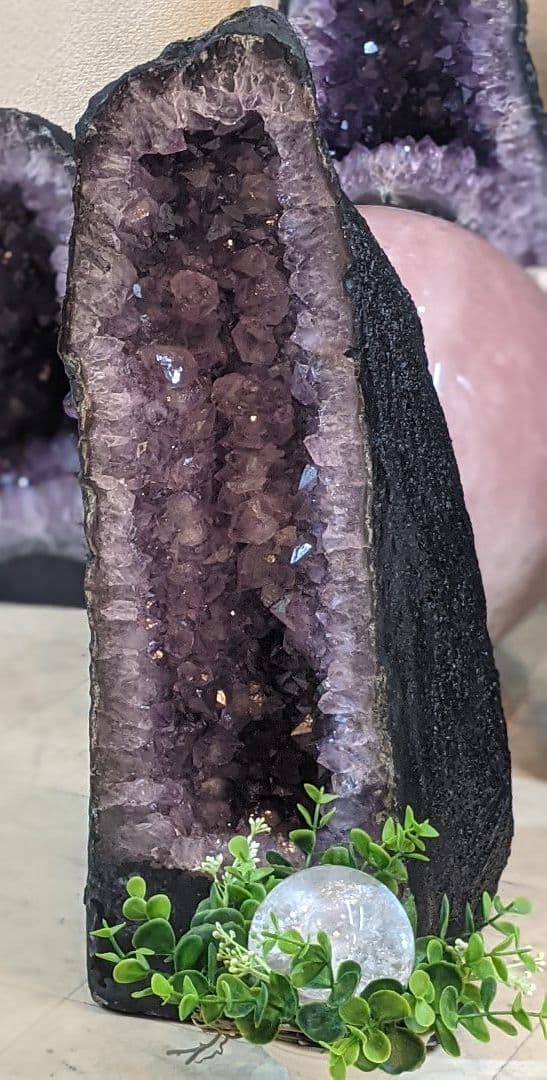 癒やしの光　アメジストドーム　ウルグアイ産　浄化開運　パワーストーン