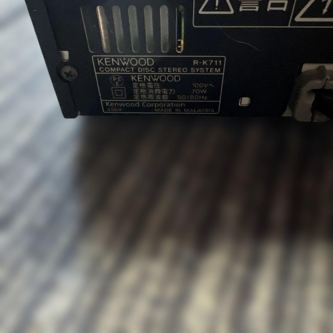 KENWOOD R-K711 コンパクト Hi-Fi コンポーネントシステム中古