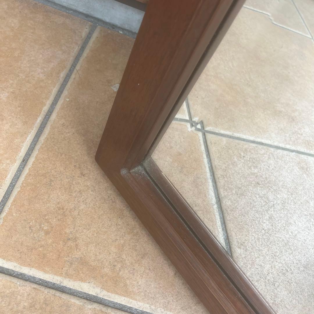 マホガニーフレーム 大型ウォールミラー アンティーク ヴィンテージ インテリア