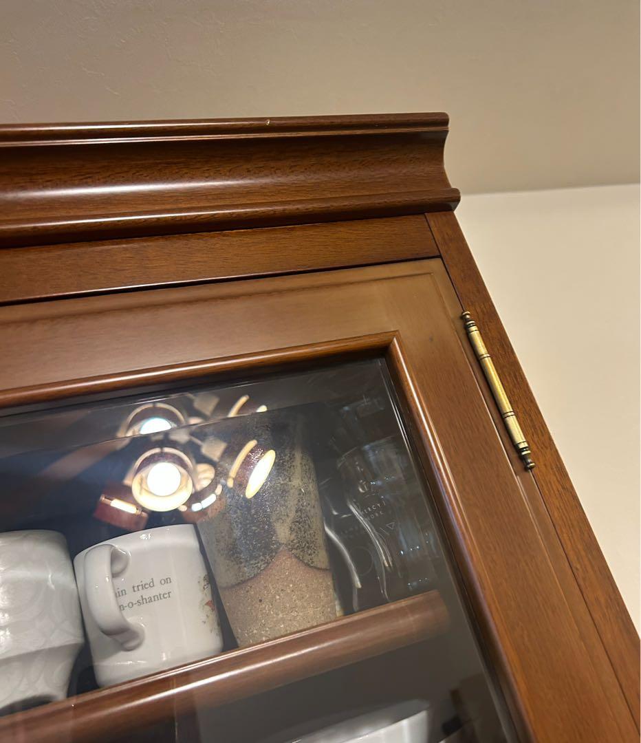 マルニ地中海シリーズ　高級食器棚　アンティーク家具