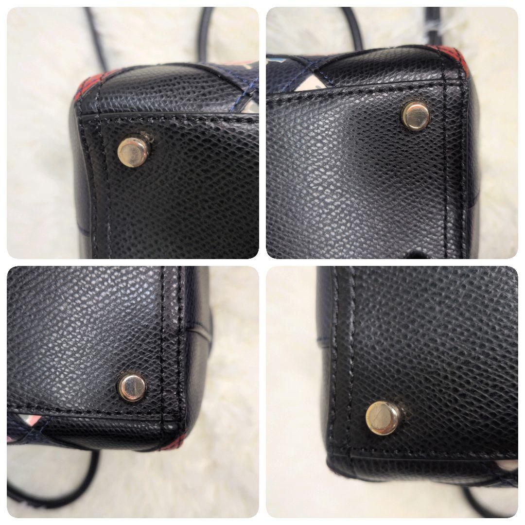 COACH コーチ 2WAY 花柄 パッチワークスワッガー