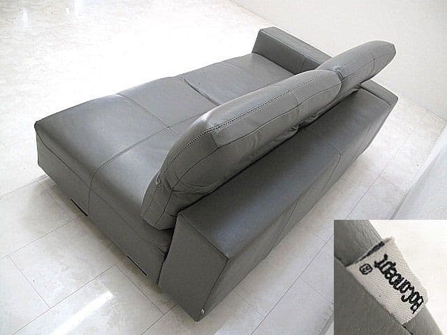 ボーコンセプト「ハンプトン」 片アーム本革ソファ　 可動ヘッド　 約105万