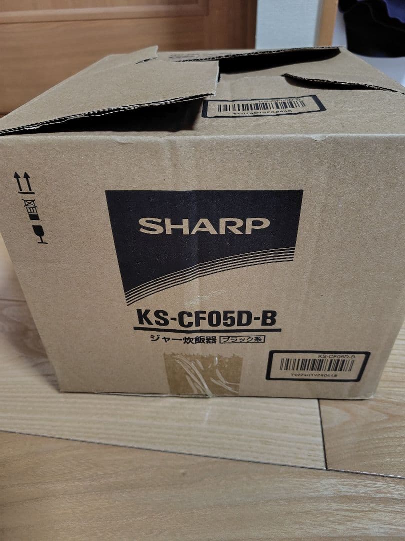 SHARP KS-CF05D 炊飯器 ブラック