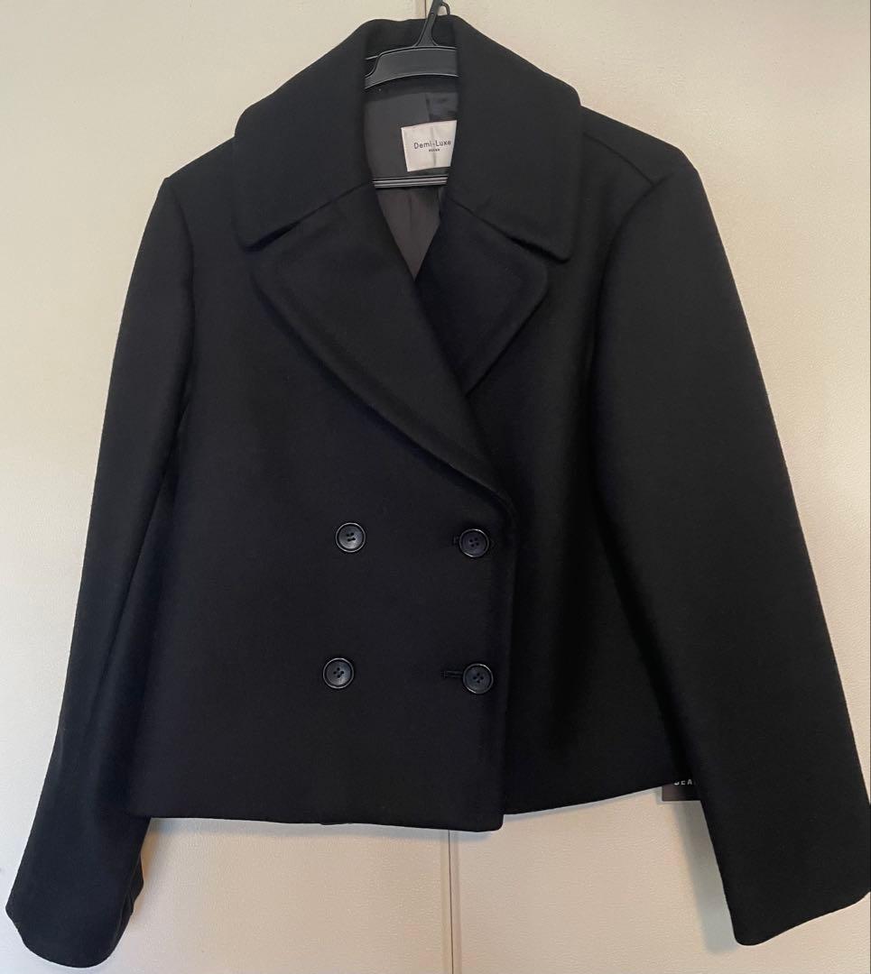 Emily Demi-Luxe BEAMSピーコートブラック未使用タグ付き