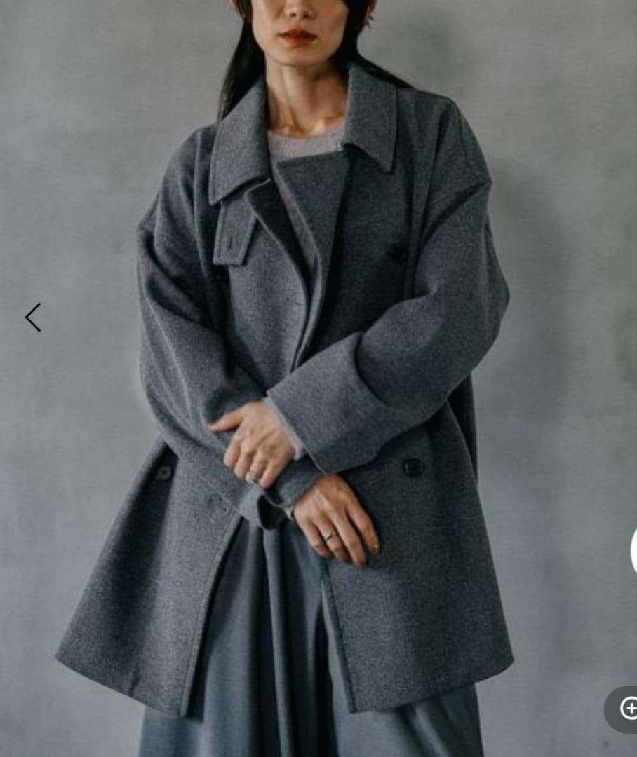 【新品】今期 LEPSIM ウーリーダブルミドルコート