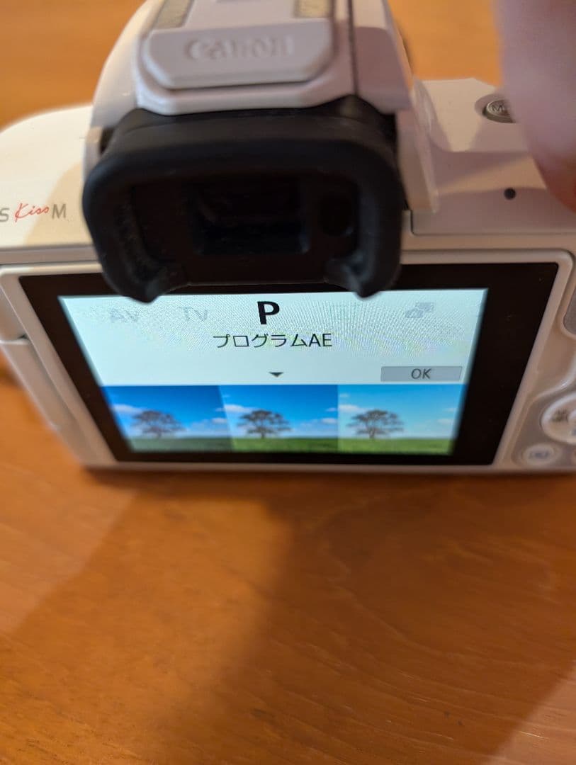 レンズ3本付！【Canon】 EOS Kiss M ホワイト