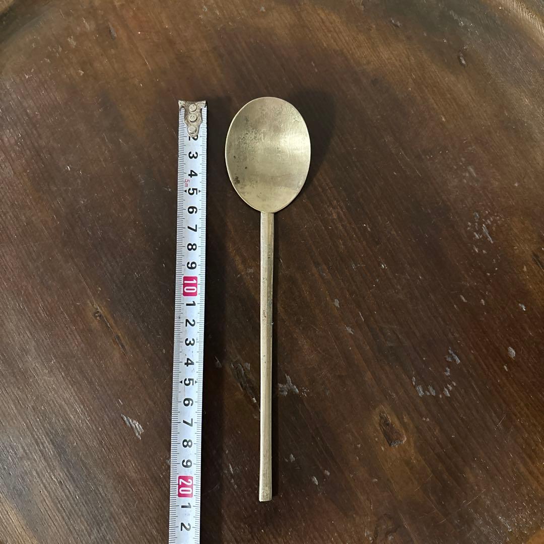 李朝スッカラ5点　(g228)韓国スプーン.アンティーク.ヴィンテージ.古道具