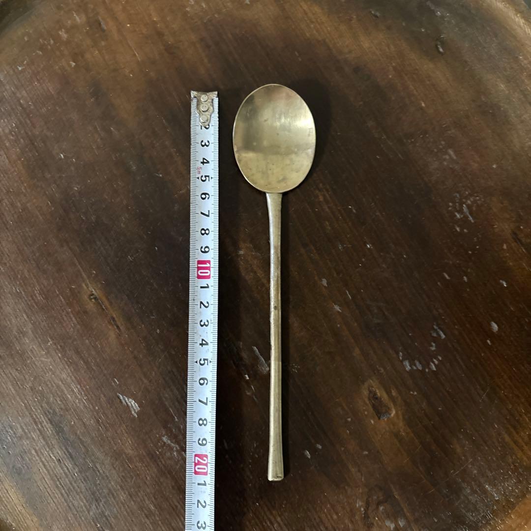 李朝スッカラ5点　(g228)韓国スプーン.アンティーク.ヴィンテージ.古道具