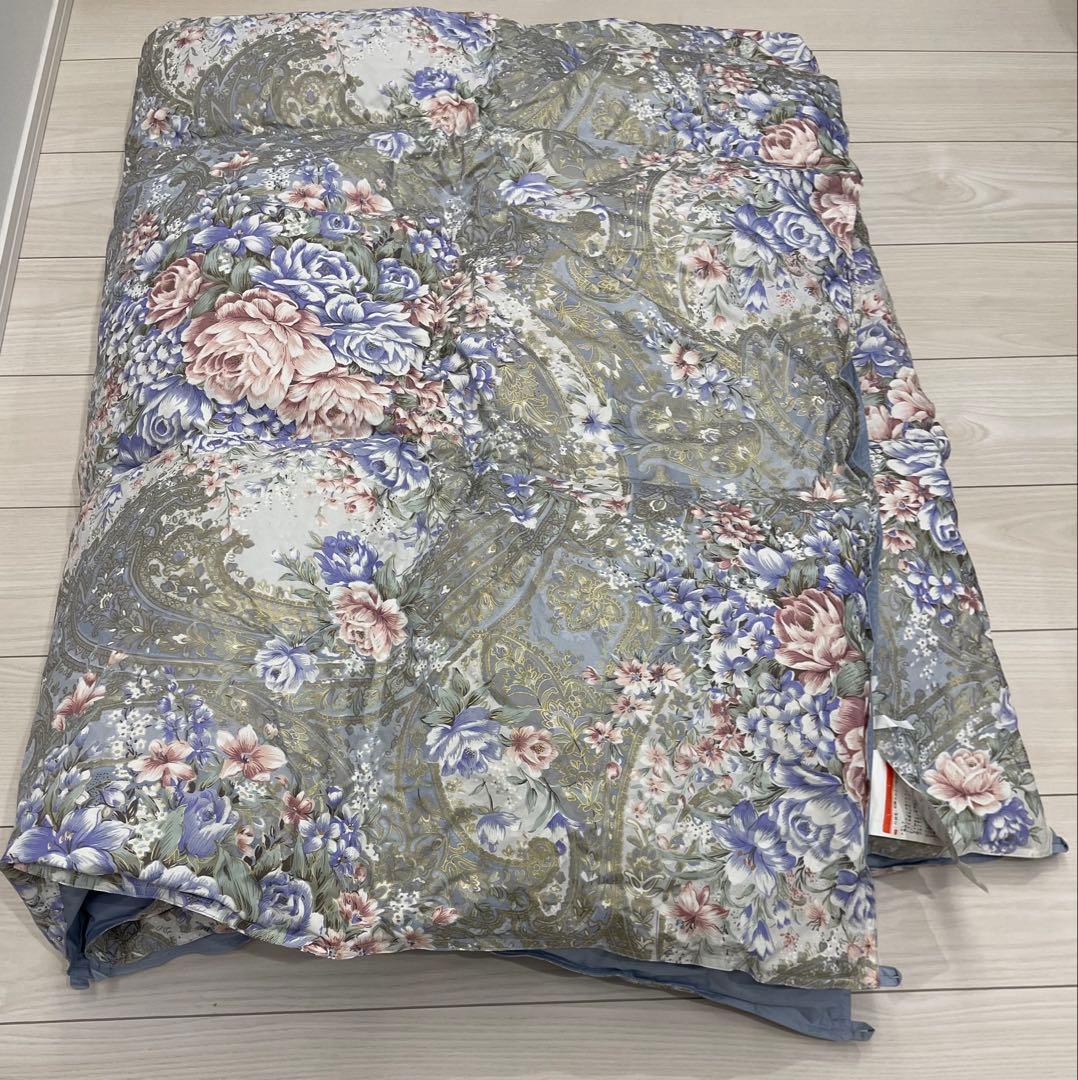 羽毛布団　シングル　ダウン90 フェザー10 綿100% 掛布団　掛け布団