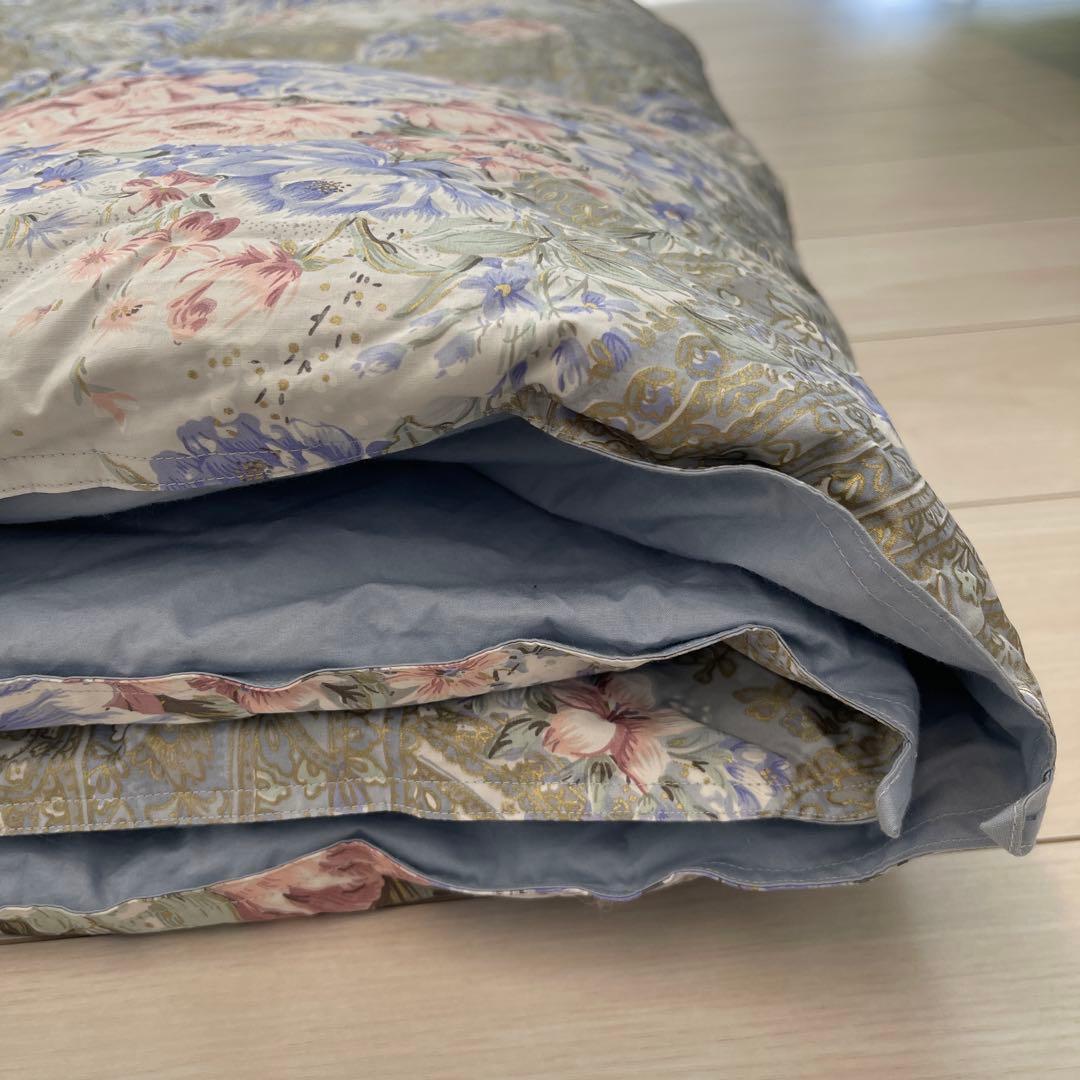 羽毛布団　シングル　ダウン90 フェザー10 綿100% 掛布団　掛け布団