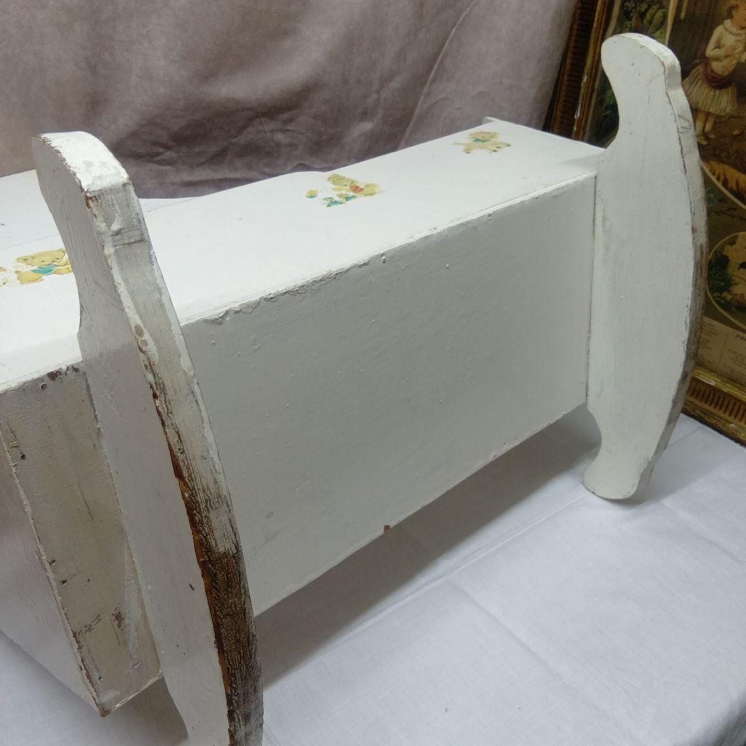 ♥ホワイトの可愛いヴィンテージ揺りかご♥