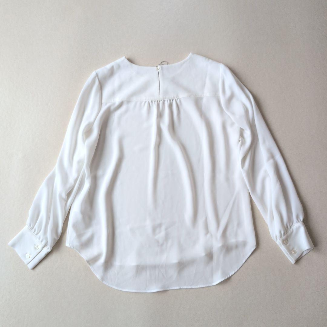 m*a様 theory luxe セオリーリュクス 新品 ホワイト 長袖 ブラウ