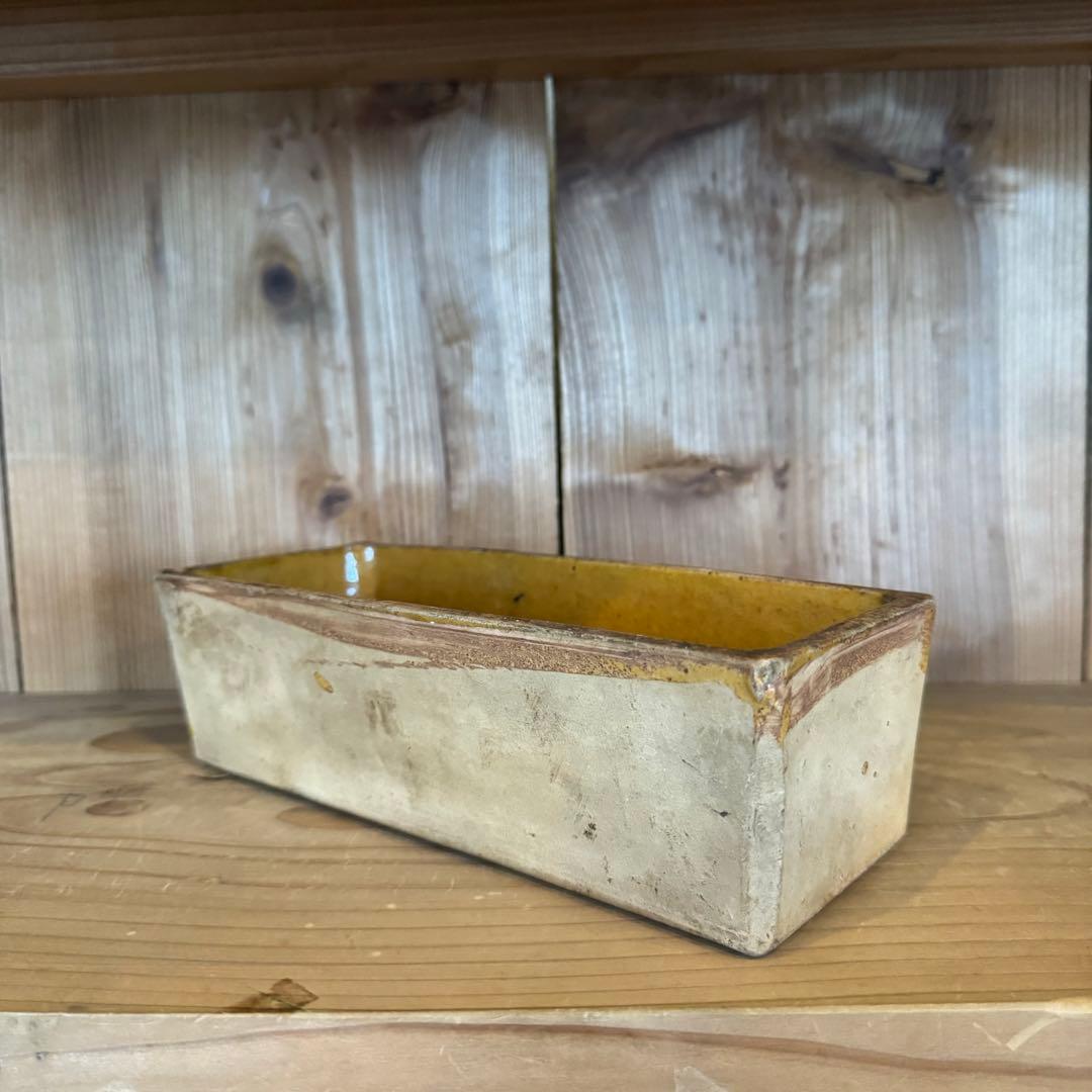 フランス 19世紀 黄釉菓子型 民芸 民藝 アンティーク 古道具 ビンテージ