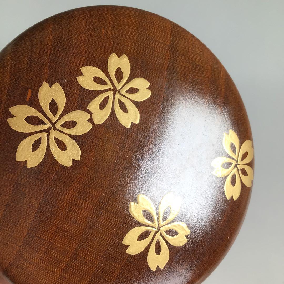 Ｒ３５９　棗　『中村宗悦作』『淡々斎好写』『桜蒔絵』『大堰川棗』　共箱　茶道具