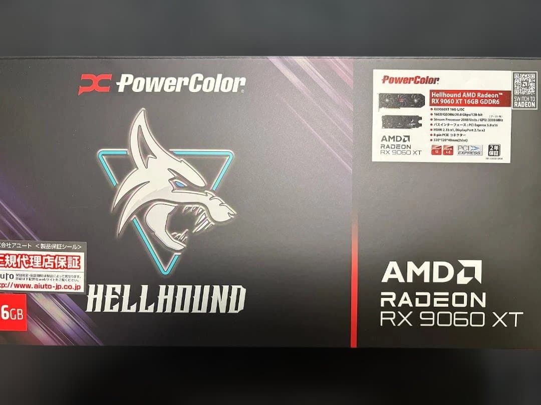 新品　PowerColor AMD Radeon RX 9060XT 16GB②