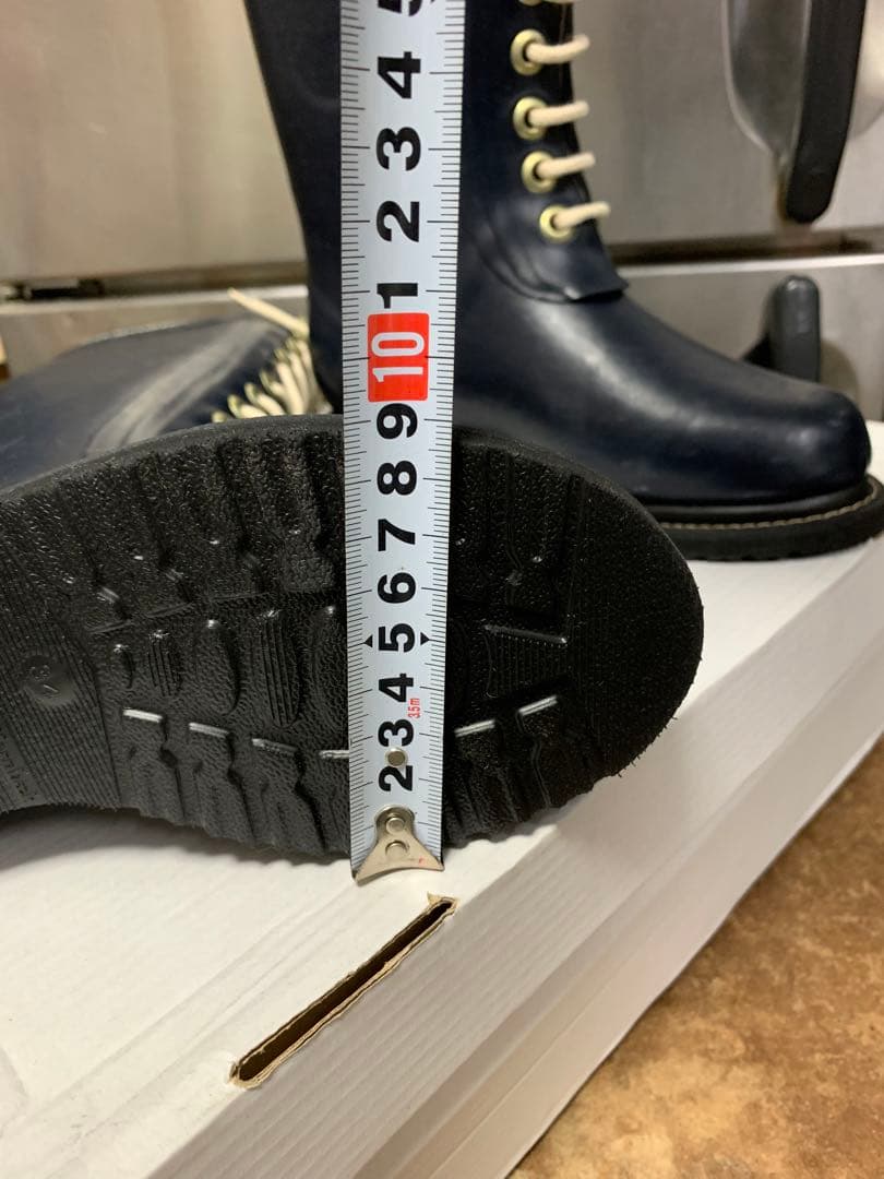 34 未使用 イルセヤコブセン デンマーク レインブーツ 内起毛 レインシューズ