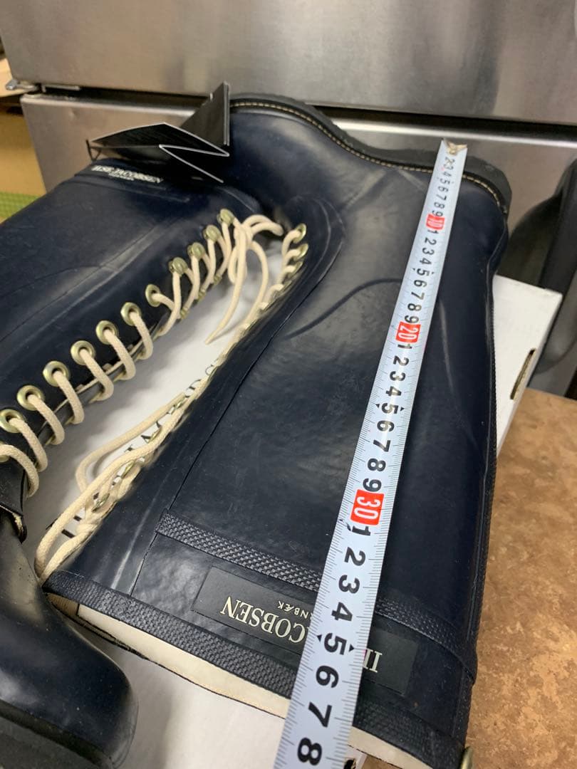 34 未使用 イルセヤコブセン デンマーク レインブーツ 内起毛 レインシューズ