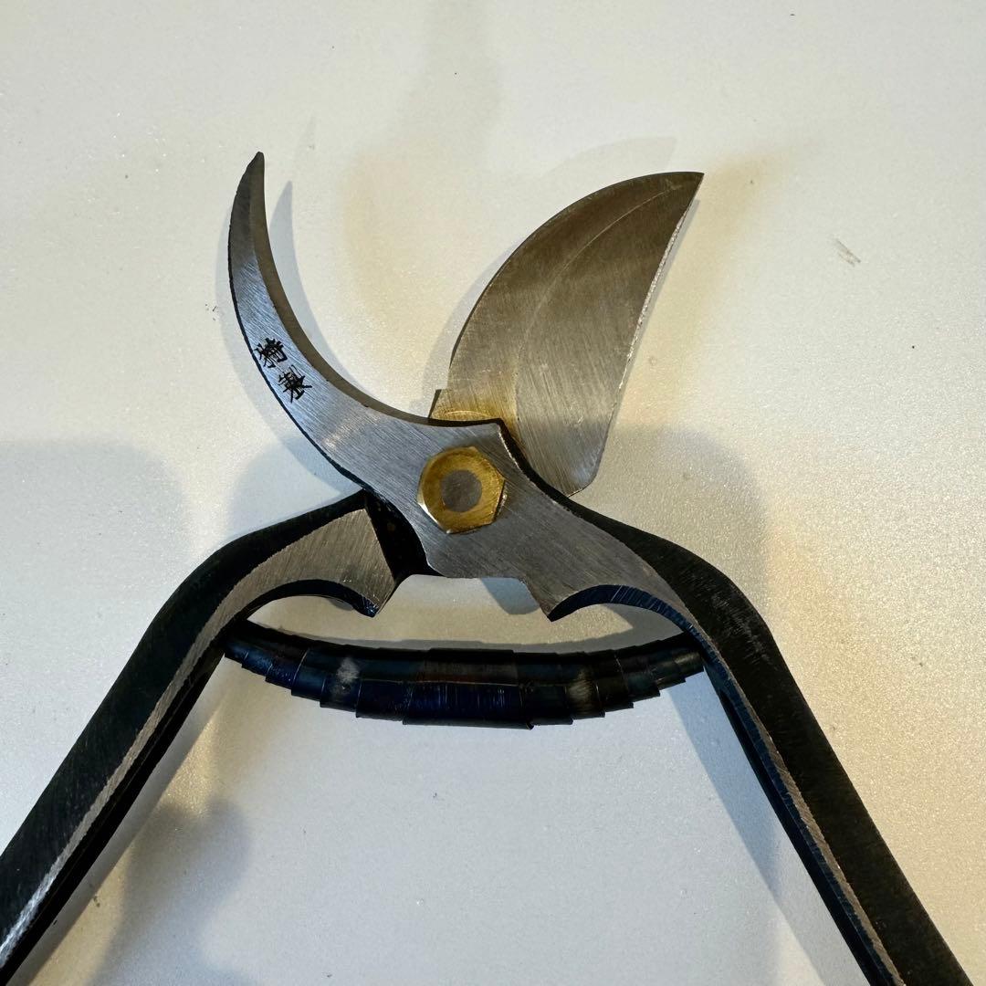 【阿武隈川】剪定鋏 特製 アゴ止式　約18cm 箱付き　6本セット　① ②