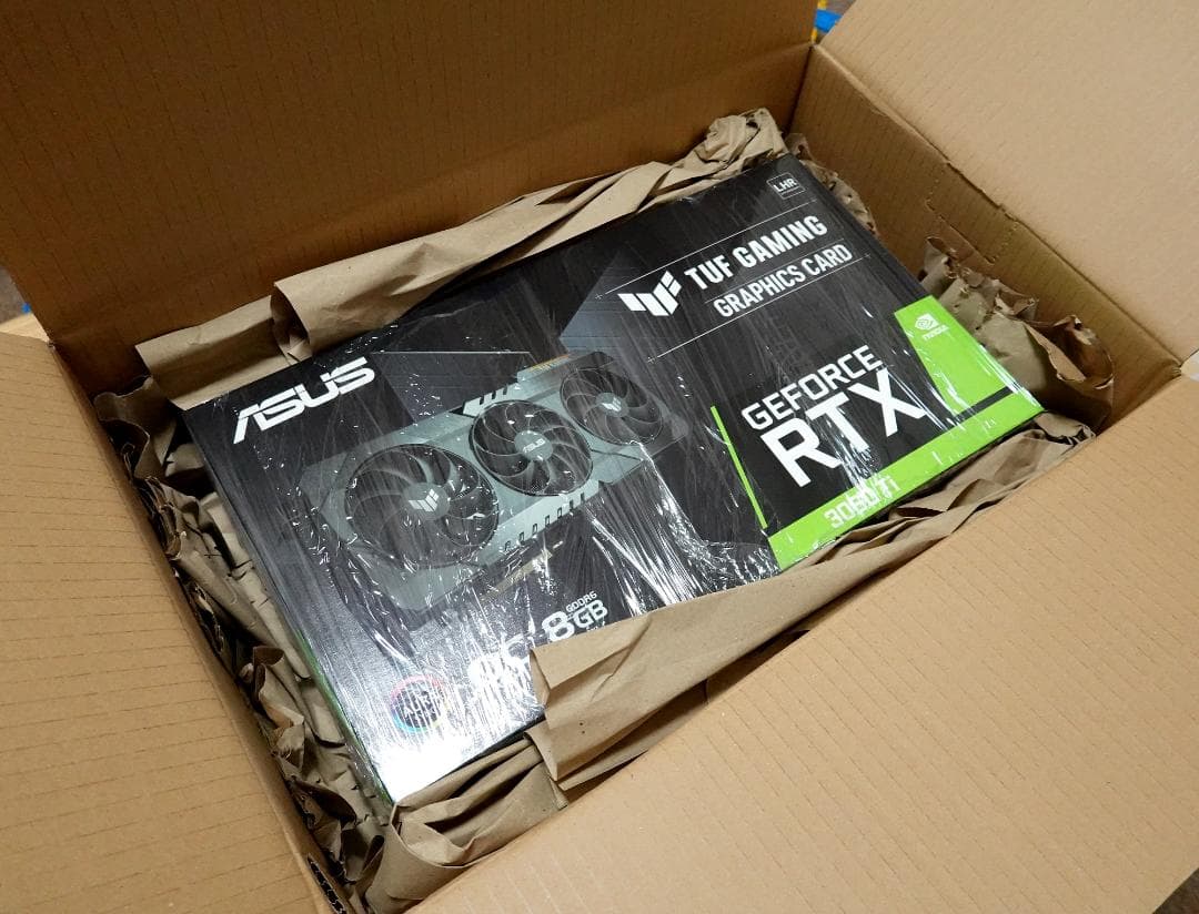 グラフィックボード・グラボ・ビデオカード ASUS TUF-RTX3060TI-O8G-V2-GAMING