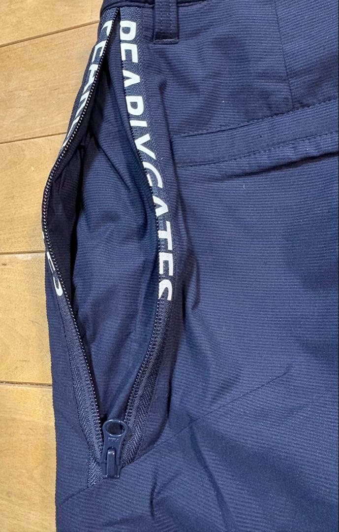 パーリーゲイツ 中綿パンツ サイドロゴ サイズ1 ネイビー ダウンパンツ