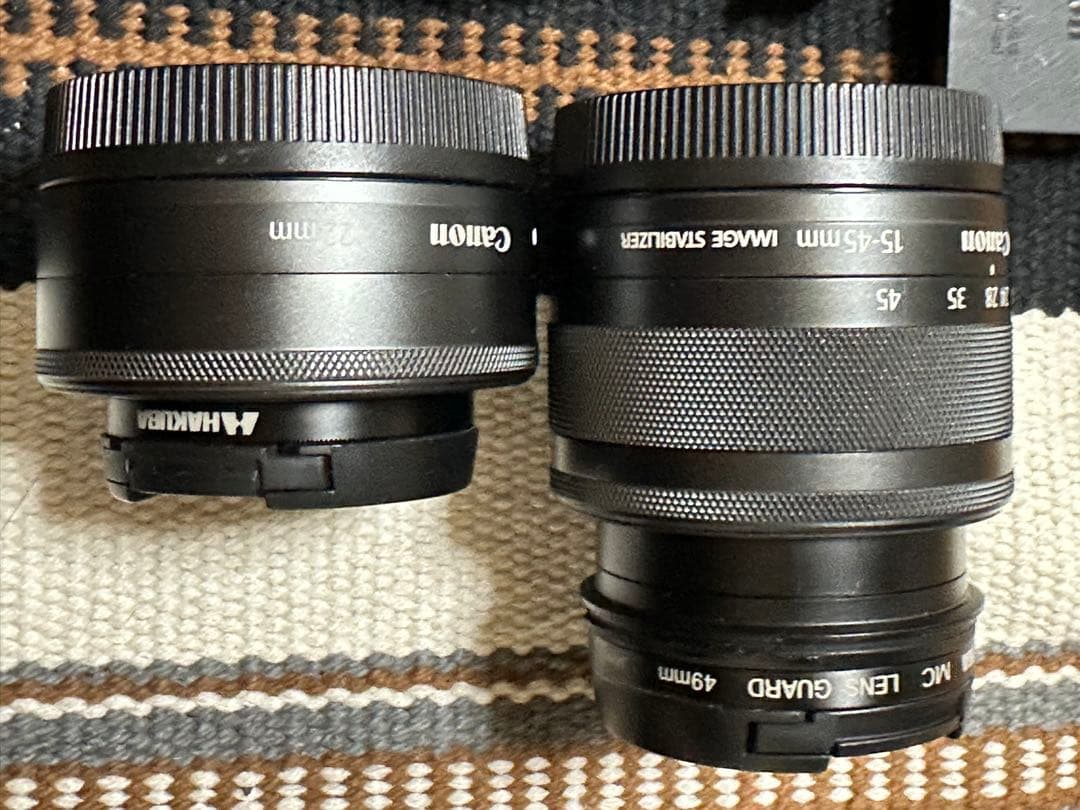 Canon EOS Kiss M ダブルレンズセット　ミラーレス