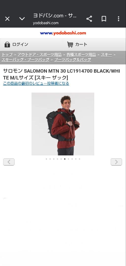 SALOMON　サロモン　スキー　リュック　ザック　MTN30（値下げしました）