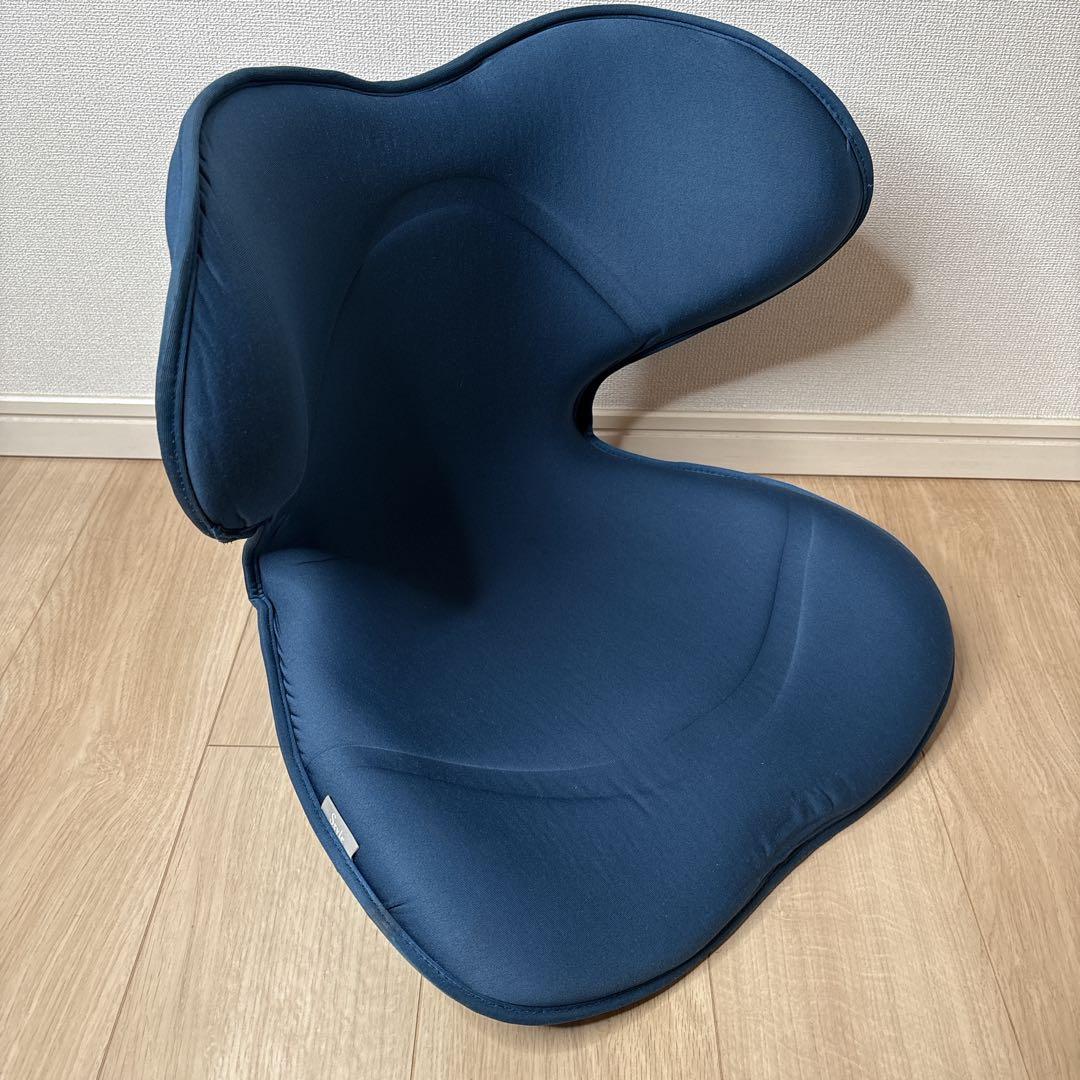 [美品] MTG Style スタイル 座り姿勢サポートチェア　ネイビー