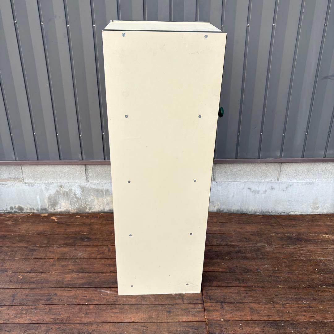 昭和レトロ レトロポップ 木製スリムキャビネット 8段 古家具 古道具ビンテージ