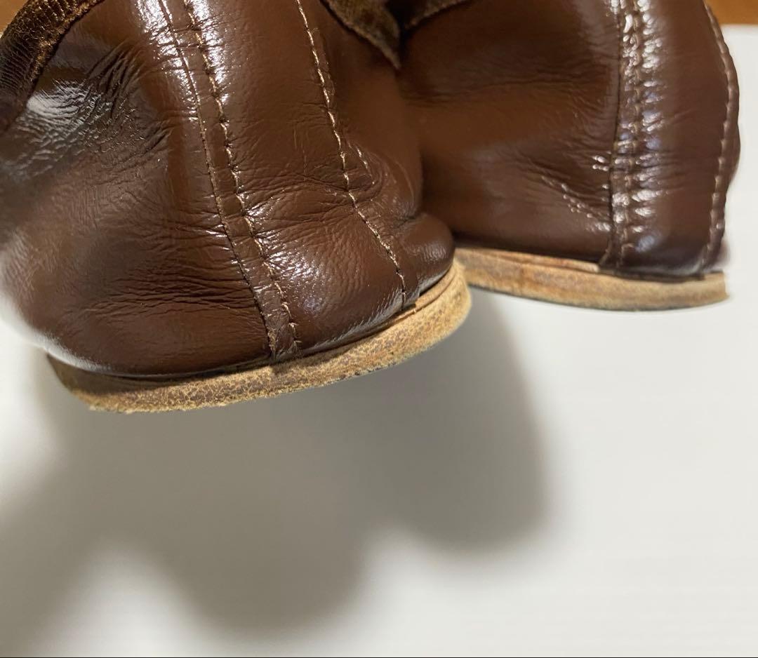 美品　A.P.C. 別注 Porselli ポルセリ バレエシューズ　37