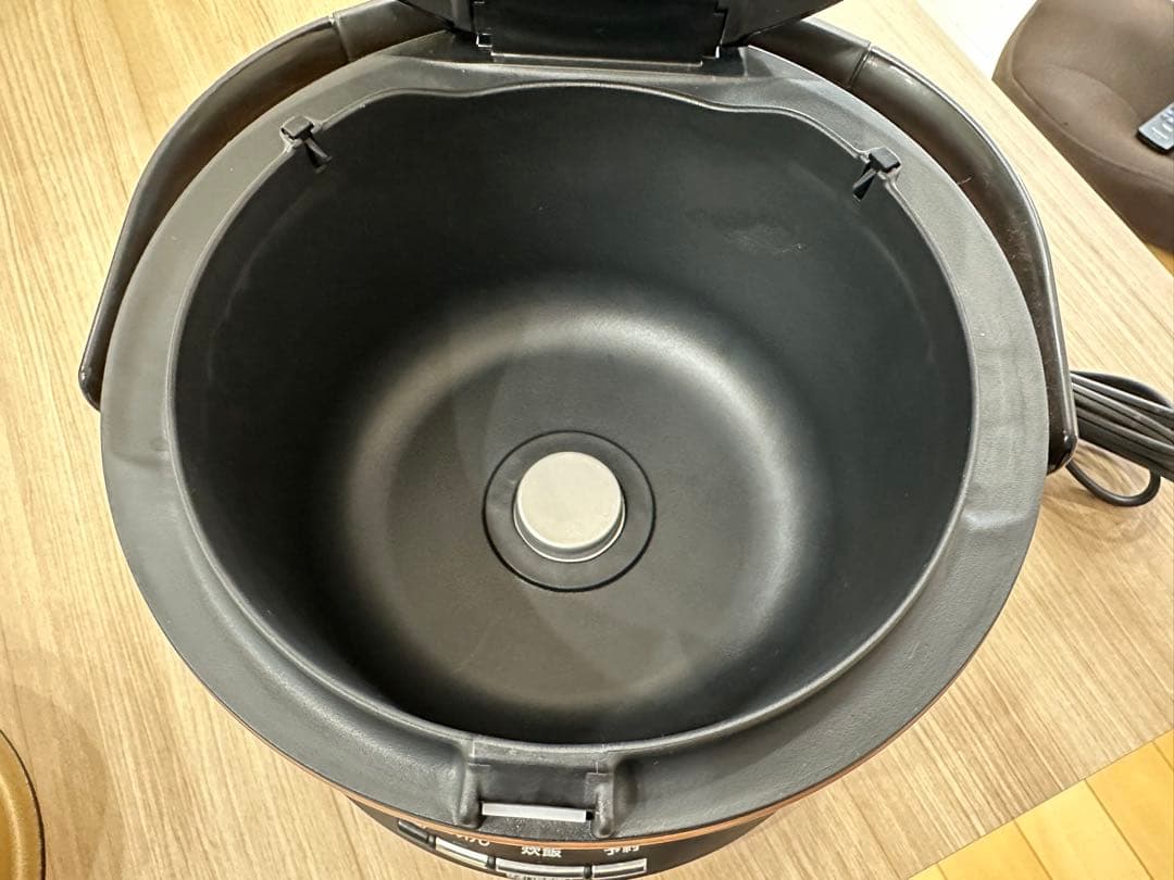 HITACHI 炊飯器 デジタル表示 黒茶