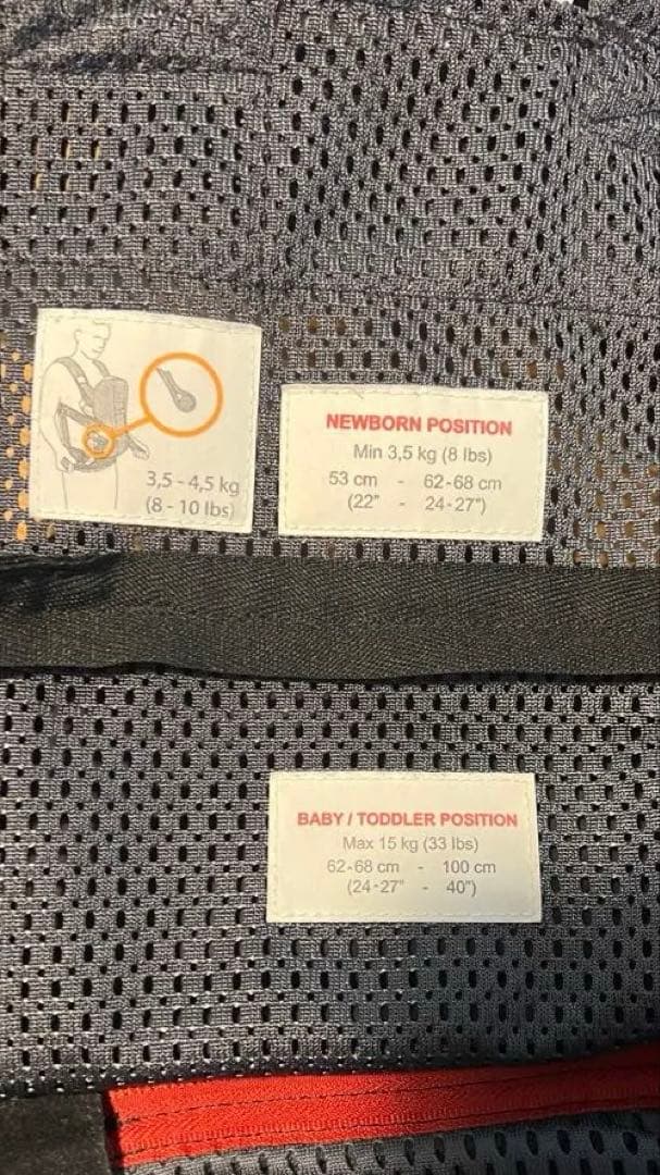 【2025.5 購入】ベビーキャリアOne Kai Airアンスラサイト 新生児